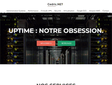Tablet Screenshot of cedric.net